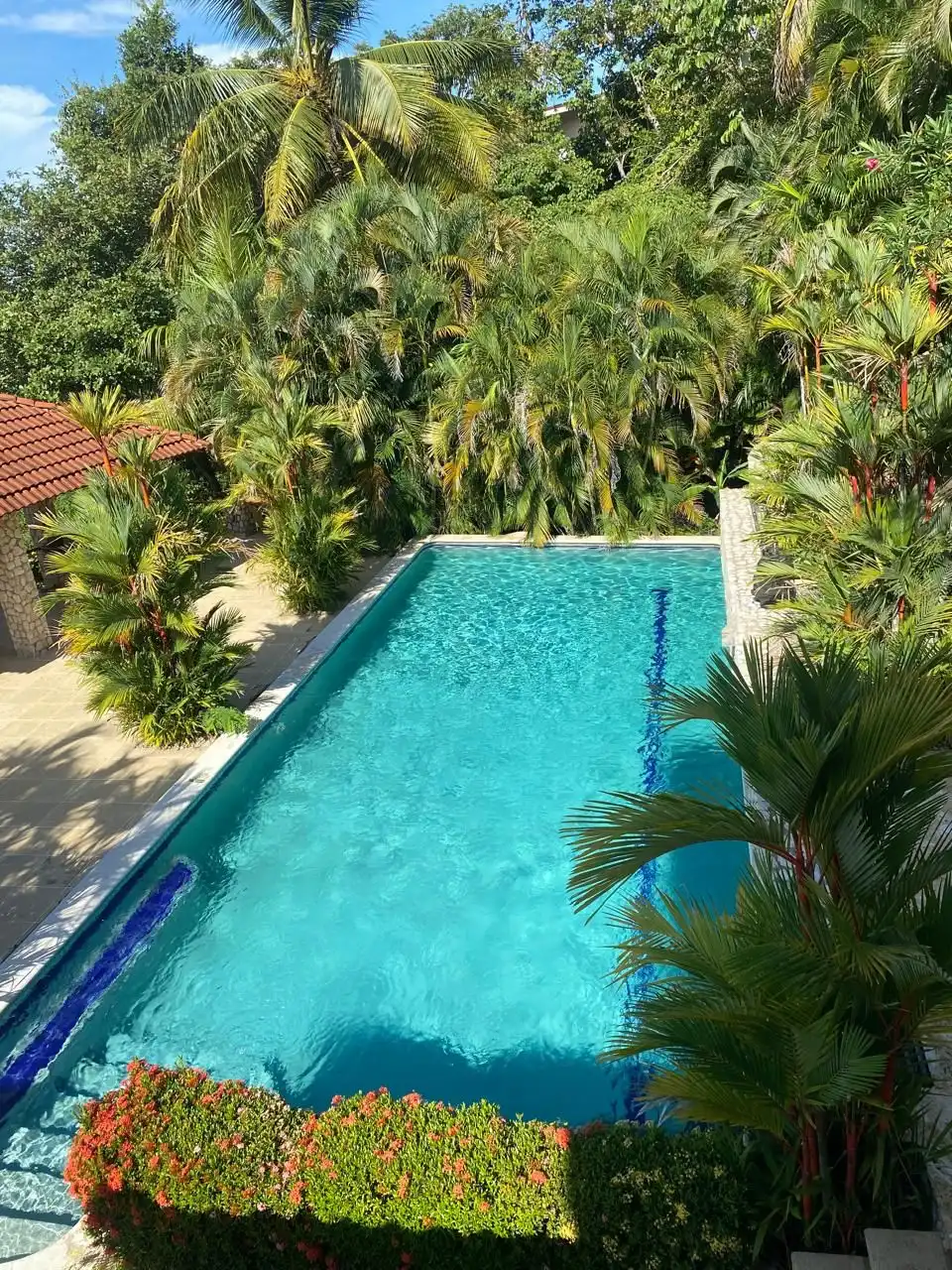 Piscina después del mantenimiento